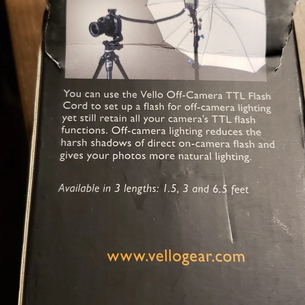 NIB 3 ft cord for Canon camera